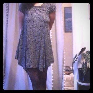 Silence + noise black and white floral dress